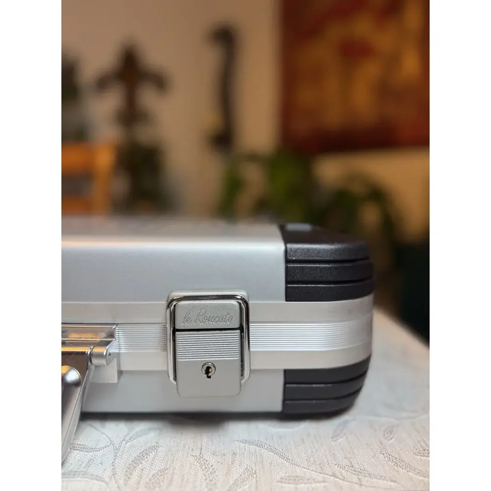 Le Roncato Ciak 101 Aluminum Attaché Case — Made in Italy